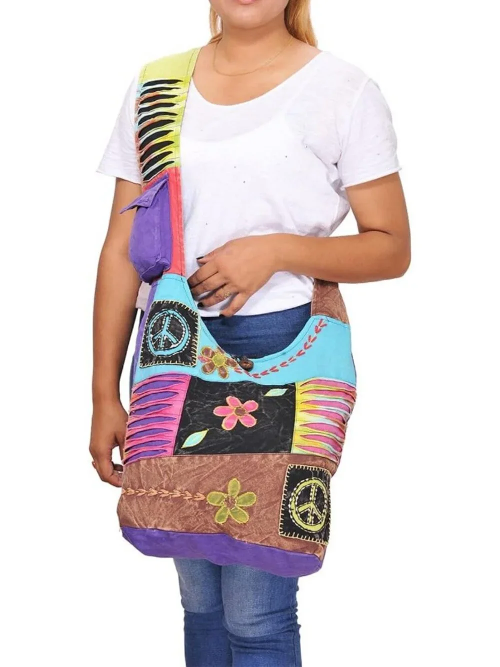 Stylish Boho Crossbody Bag for Women | Chic Hippie Tote & Cloth Purse